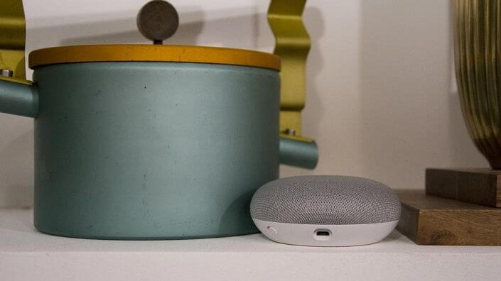 google home mini charcoal